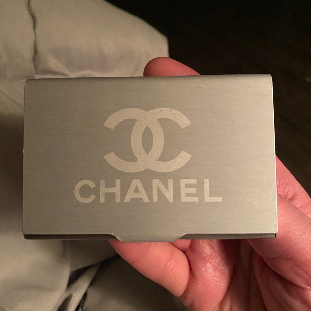 Authentic CHANEL credit card holder